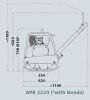 100 kg Ammann APR 2220 Honda